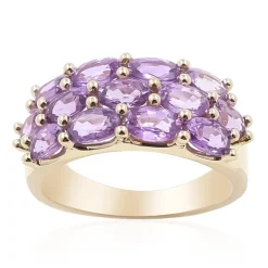 Purpurfarbener Ceylon-Saphir-Goldring