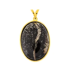 Pyritschiefer-Silberanhänger