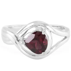 Rajasthan-Rhodolith-Silberring