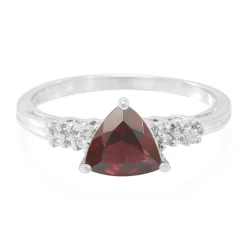 Rajasthan-Rhodolith-Silberring