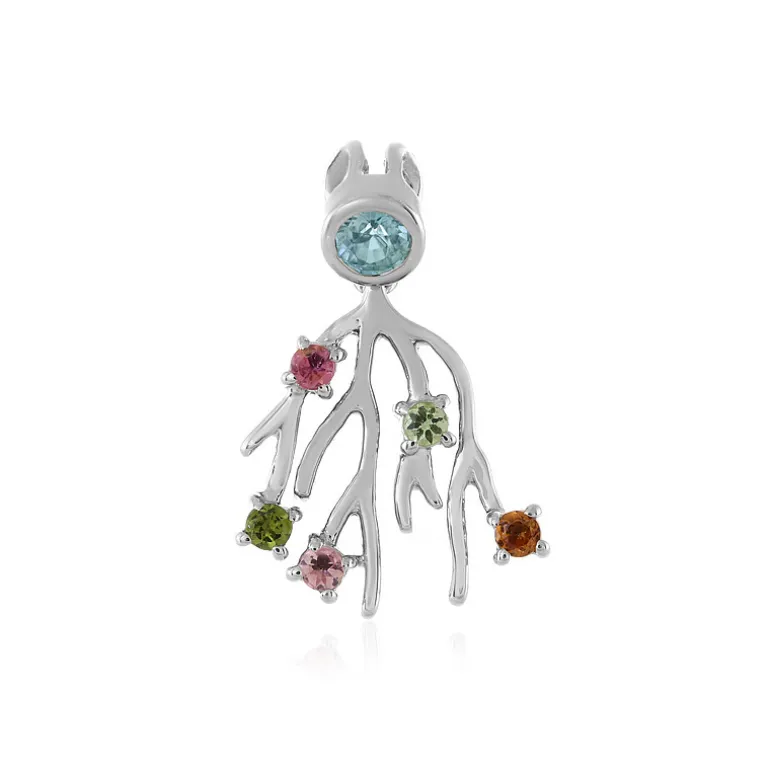 Ratanakiri-Zirkon-Silberanhänger