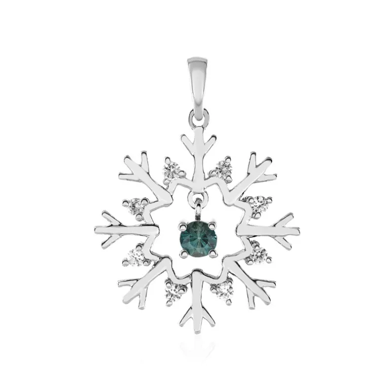 Ratanakiri-Zirkon-Silberanhänger