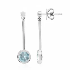 Ratanakiri-Zirkon-Silberohrringe (Pallanova)