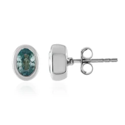 Ratanakiri-Zirkon-Silberohrringe