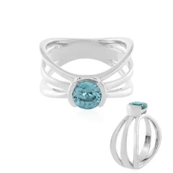 Ratanakiri-Zirkon-Silberring