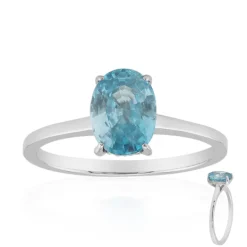 Ratanakiri-Zirkon-Silberring