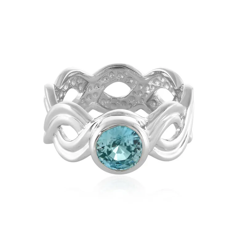 Ratanakiri-Zirkon-Silberring