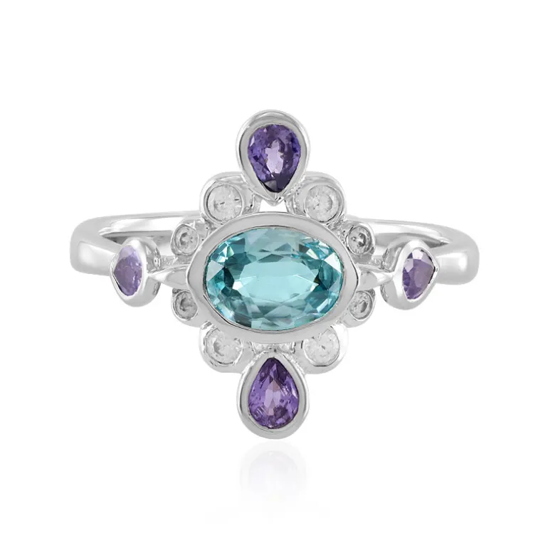 Ratanakiri-Zirkon-Silberring (Adela Silber)