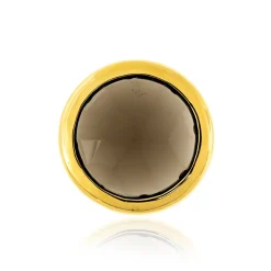 Rauchquarz-Silberanhänger