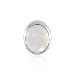 Regenbogen-Mondstein-Silberanhänger