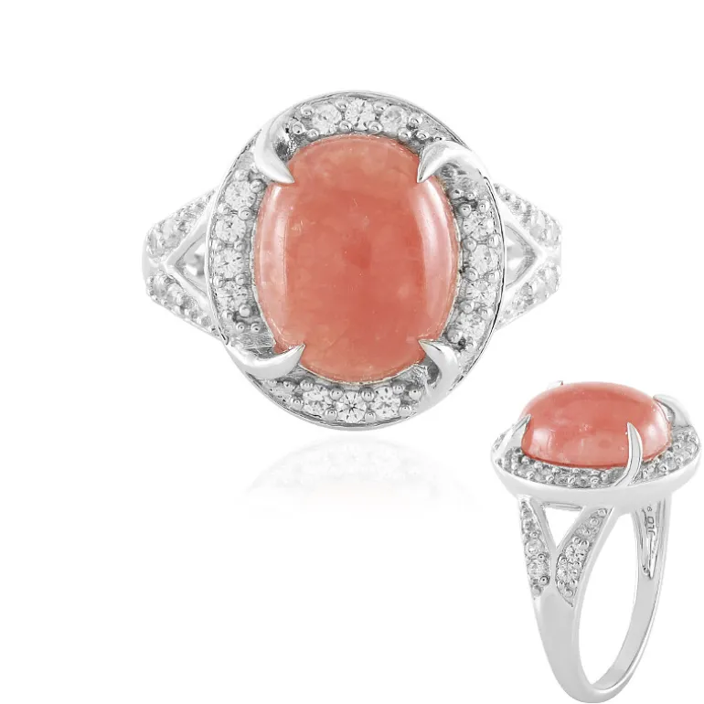 Rhodochrosit-Silberring