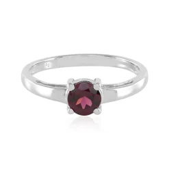 Rhodolith-Silberring