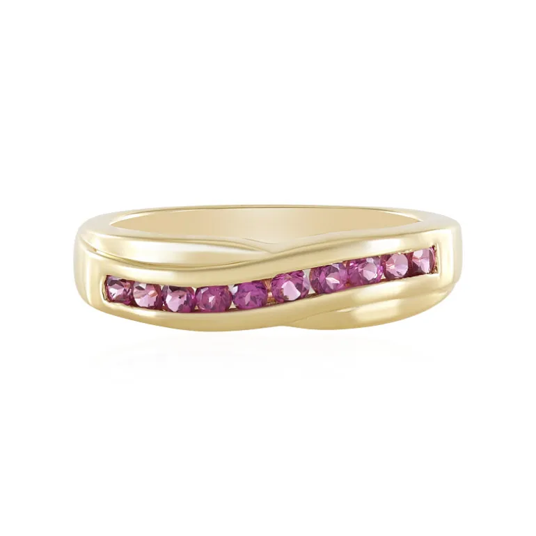 Rhodolith-Silberring