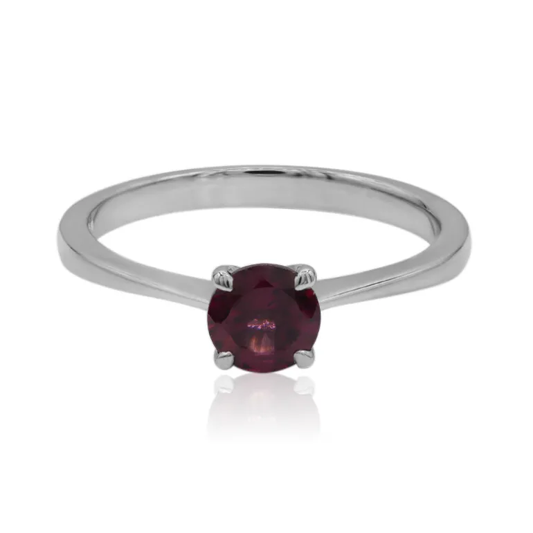 Rhodolith-Silberring