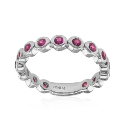 Rhodolith-Silberring