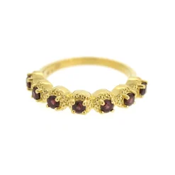 Rhodolith-Silberring