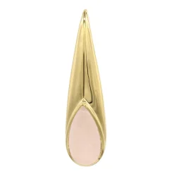 Rosenquarz-Silberanhänger