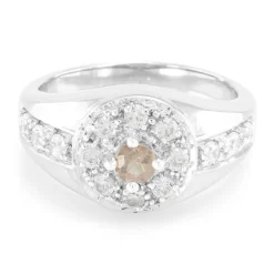 Roter Apatit-Silberring