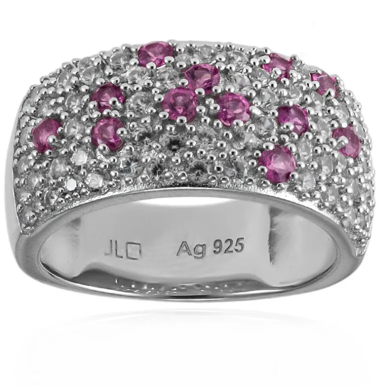 Rubellit-Silberring