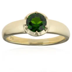 Russischer Diopsid-Goldring (CUSTODANA)