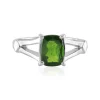 Russischer Diopsid-Silberring
