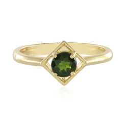 Russischer Diopsid-Silberring