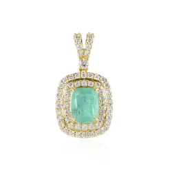 Russischer Smaragd-Goldanhänger (AMAYANI)