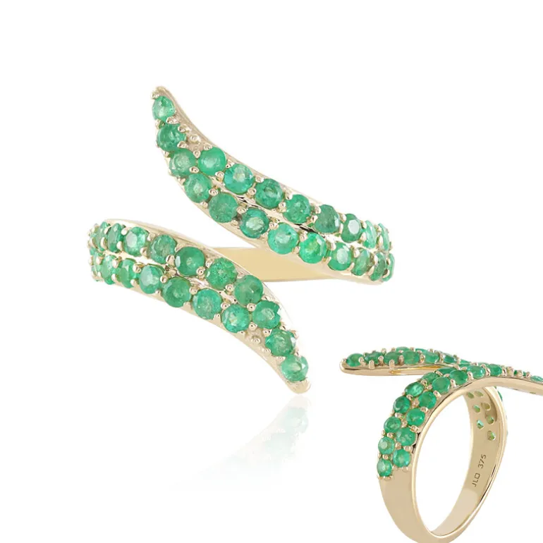 Russischer Smaragd-Goldring