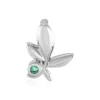 Russischer Smaragd-Silberanhänger