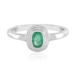 Russischer Smaragd-Silberring