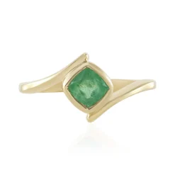 Russischer Smaragd-Silberring