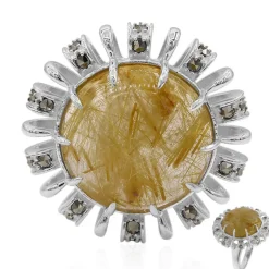 Rutilquarz-Silberring (Annette classic)