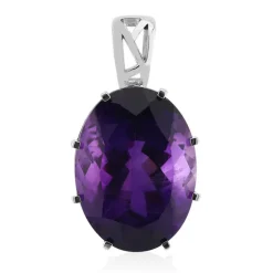 Sambia-Amethyst-Silberanhänger (Pallanova)