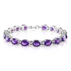 Sambia-Amethyst-Silberarmband