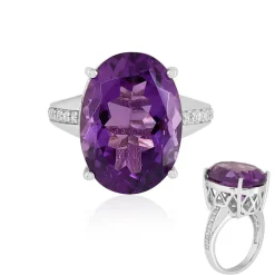 Sambia-Amethyst-Silberring