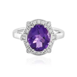 Sambia-Amethyst-Silberring