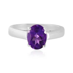 Sambia-Amethyst-Silberring