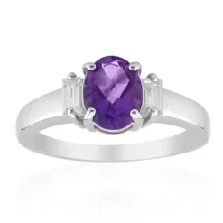 Sambia-Amethyst-Silberring