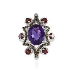 Sambia-Amethyst-Silberring