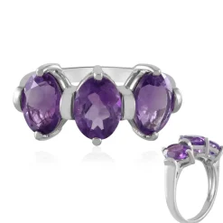Sambia-Amethyst-Silberring