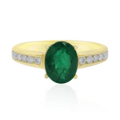 Sambia-Smaragd-Goldring