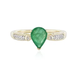 Sambia-Smaragd-Goldring