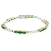 Sambia-Smaragd-Silberarmband (Gems en Vogue)