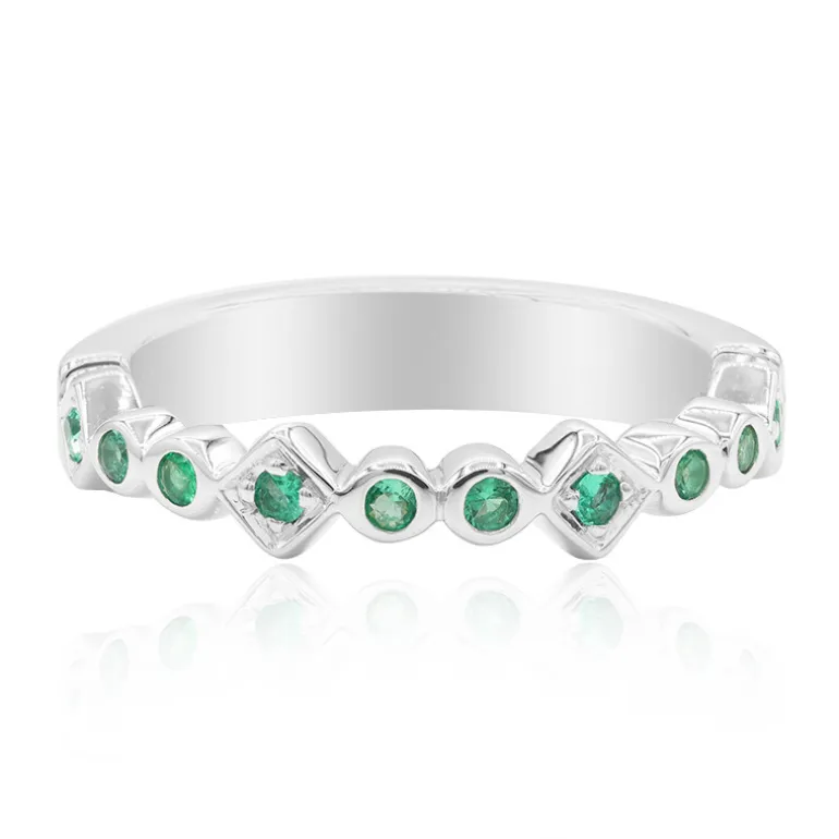 Sambia-Smaragd-Silberring