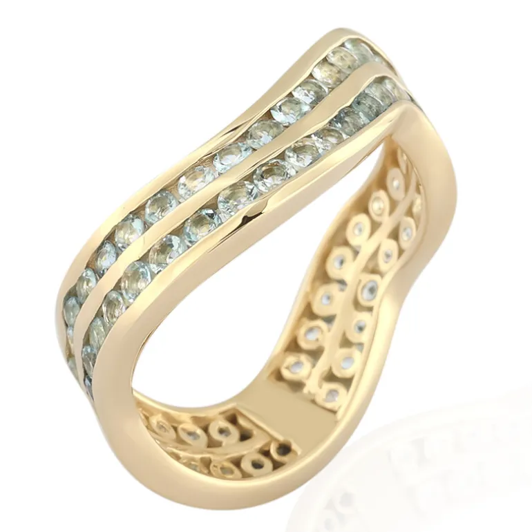 Santa Maria-Aquamarin-Goldring (de Melo)