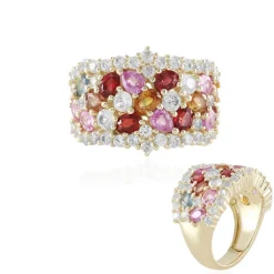 Saphir-Goldring (Adela Gold)