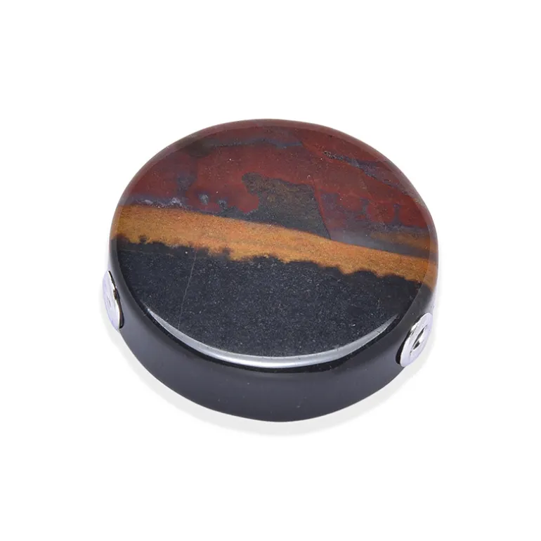 Sardonyx-Silberanhänger