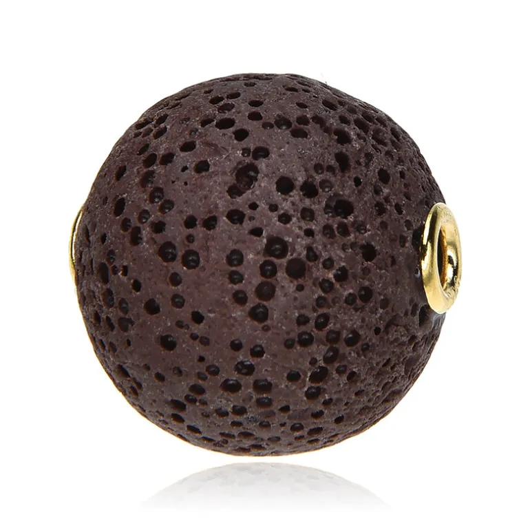 Schokoladen-Lava-Silberanhänger