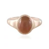 Schokoladen-Mondstein-Silberring (KM by Juwelo)