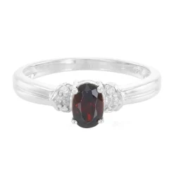 Schokoladen-Zirkon-Silberring